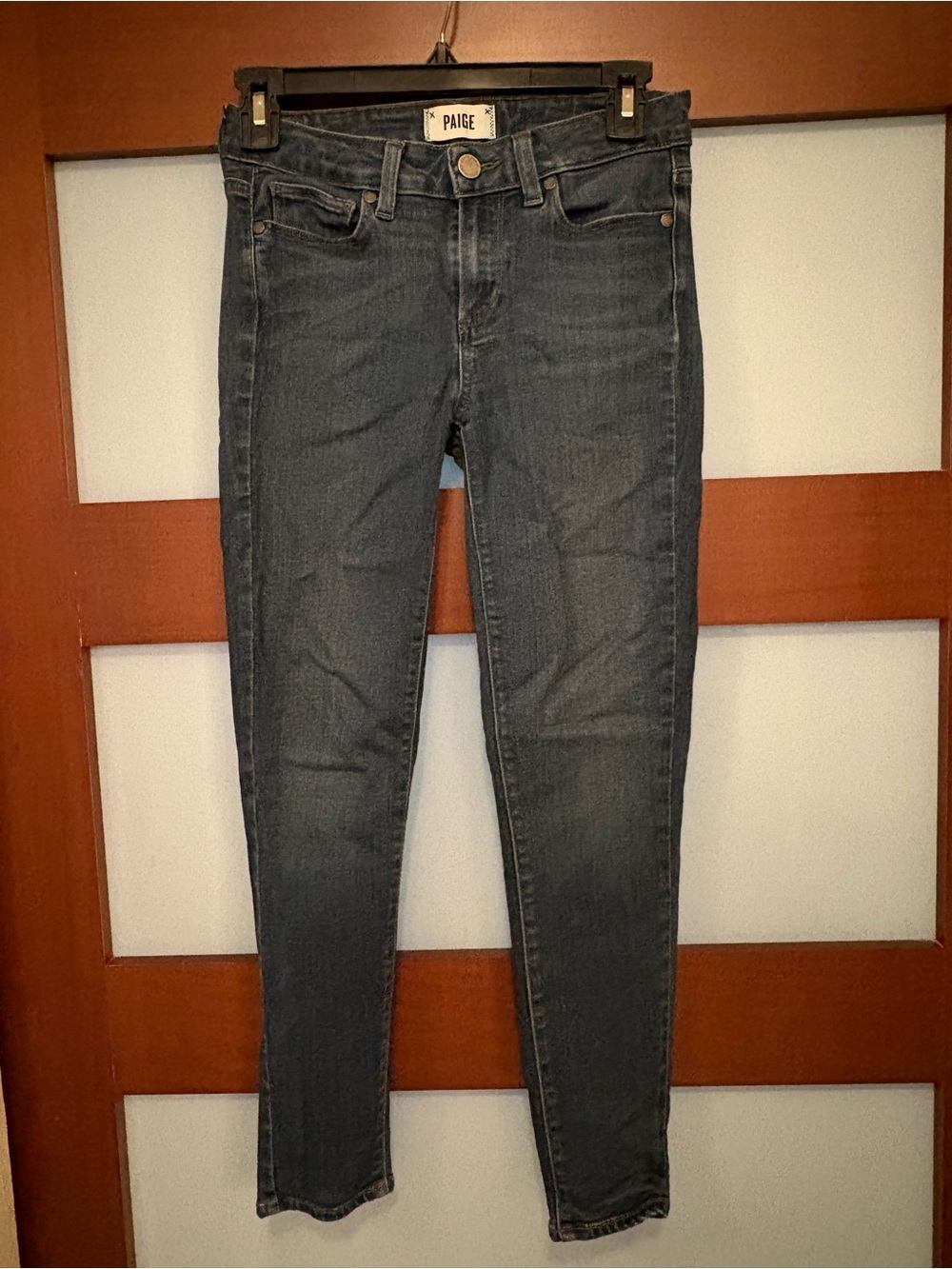 PAIGE Blue wash Skinny Jeans